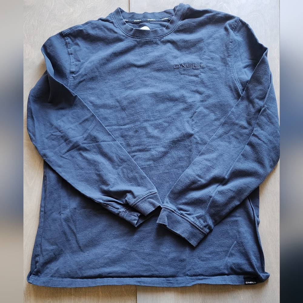 O'Neill Men's 100% Cotton Navy Blue Long Sleeve Shirt